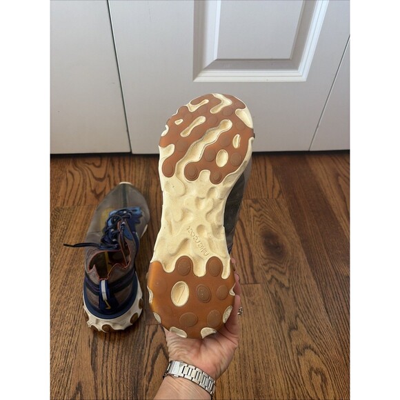 Nike React Element 87 Dusty Peach Shoes Mens US Size 10.5 Cork AQ1090-200 - Picture 5 of 5